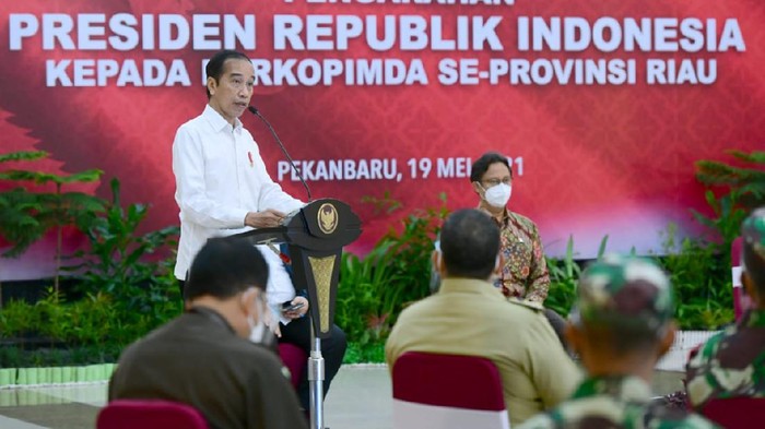 Presiden Jokowi di Riau