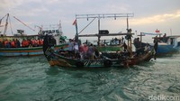 Saat perayaan sedekah laut ini semua wisata di Jepara ditutup. Hal tersebut sebagai langkah antisipasi kerumunan.  (Dian Utoro Aji/detikcom)