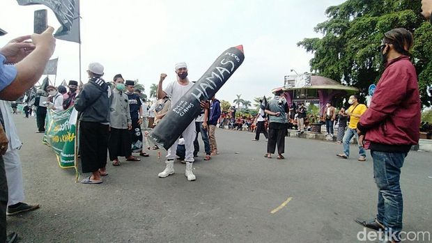 Aksi bela Palestina di Ciamis
