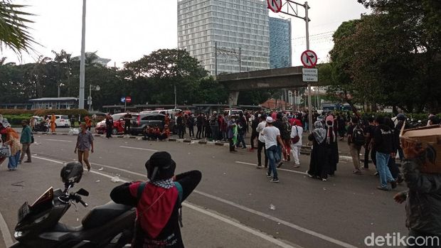 Aksi Bela Palestina (Sachril/detikcom)