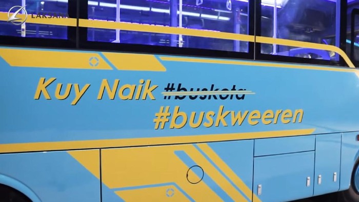 Bus medium terbaru Laksana Nucleus 5 Bus medium terbaru Laksana Nucleus 5