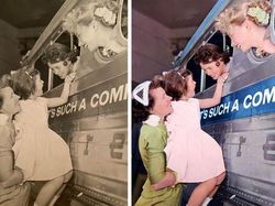 Potret Kuno Hitam Putih Dibuat Jadi Berwarna