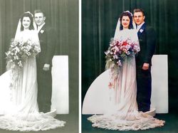 Potret Kuno Hitam Putih Dibuat Jadi Berwarna