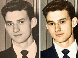 Potret Kuno Hitam Putih Dibuat Jadi Berwarna