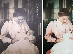 Potret Kuno Hitam Putih Dibuat Jadi Berwarna