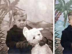 Potret Kuno Hitam Putih Dibuat Jadi Berwarna