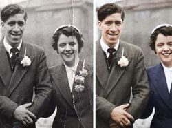 Potret Kuno Hitam Putih Dibuat Jadi Berwarna