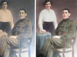 Potret Kuno Hitam Putih Dibuat Jadi Berwarna