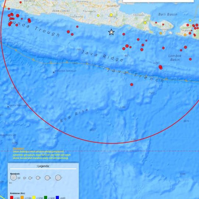 Gempa Blitar M 6 2 Mengguncang 6 7 Detik