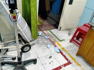 Puskesmas Wates Rusak Cukup Parah Diguncang Gempa Blitar M 6,2