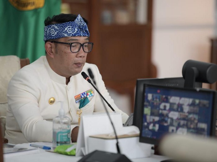 Gubernur Jabar Ridwan Kamil di Gedung Pakuan, Kota Bandung, Kamis (20/5/2021)