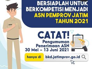 Hore... Akhir Mei Pendaftaran CPNS dan PPPK Pemprov Jatim Dibuka