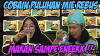 Terbukti nih kalau Ria memang paling tidak bisa jauh-jauh dari mie instan. Bahkan ia pernah membuat konten video makan puluhan mie instan rebus sampai enek sendiri! Foto: Rumah Ria Ricis