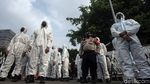 Massa Beratribut HMI Dibekuk Polisi di Tengah Aksi Bela Palestina