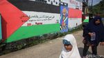 Mural Dukungan Untuk Palestina Mejeng di Depok