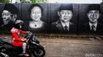 Mural Wajah 7 Presiden RI Hiasi Jalan di Kota Tangerang