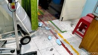 Begini penampakan Puskemas Wates yang rusak usai diguncang gempa berkekuatan Magnitudo 6,2 di kawasan Blitar, Jawa Timur, Jumat (21/5/2021).
