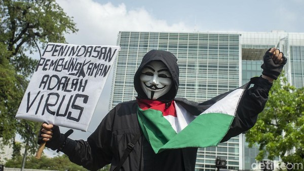 Ragam Aksi Para Pembela Palestina dalam Bingkai Kamera