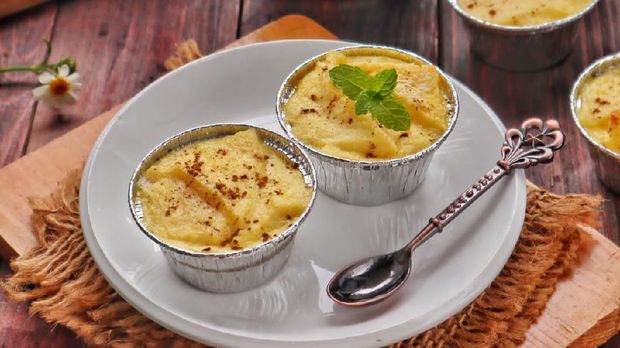 Resep Puding Roti Ubi Panggang