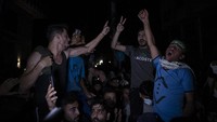 Hamas, kelompok militan yang menguasai Gaza, menyebut pertempuran selama lebih dari sepekan terakhir itu sebagai perlawanan sukses atas musuh yang lebih kuat secara militer dan ekonomi. AP Photo/Khalil Hamra  