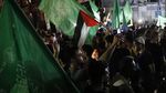 Sorak-sorai Warga Gaza Sambut Gencatan Senjata Hamas-Israel