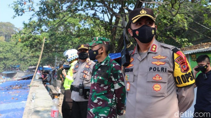 Penjagaan obwis di Sukabumi.