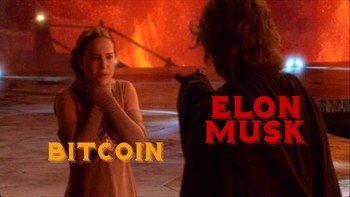 Apakah ini akhir dari Bitcoin? Foto: Twitter @RealMemeFather