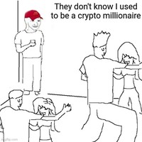 Pasar crypto belakangan ini dilanda penurunan meski kini naik sangat perlahan. Meme ini gambarkan kerasnya dunia crypto.