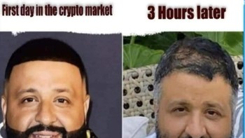 Main crypto awalnya pasti sangat semangat. Tapi jangan kaget kalau sewaktu-waktu ada crash. Foto: Twitter @CoinShaved