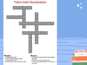 Teka-teki Silang Seputar Kesehatan, Seberapa Luas Pengetahuan Kamu?