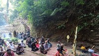 Ritual khusus yang dilangsungkan di sumber mata air Tlompak berada di Dusun Gejayan, Desa Banyusidi, Kecamatan Pakis, Kabupaten Magelang, Jawa Tengah. (Eko Susanto/detikcom)