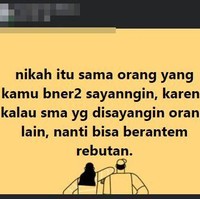Ya masalahnya kenapa juga mau menikah sama orang yang disayangin orang lain. Yuk mending yang pasti-pasti aja biar hidupnya tentram. Foto: Instagram/@kocak_breng2