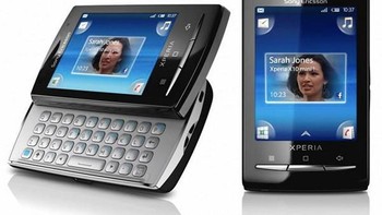 Sony Xperia X10 Mini, punya layar mungil dan keyboard QWERT fisik. Foto: dok GSM Arena