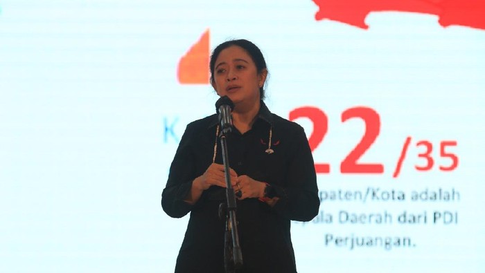 Ketua DPR RI Puan Maharani saat di Semarang, Sabtu (22/5/2021). 
Foto diberi teman.