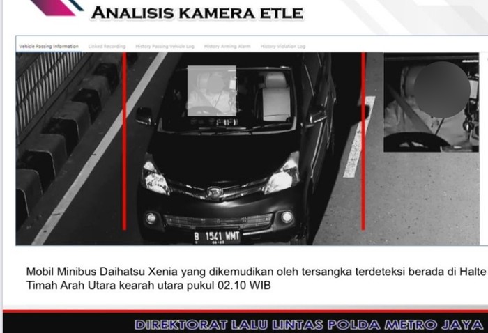 Penampakan pemobil tersangka tabrak lari pedagang mi ayam di Jalan Sudirman