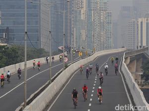 Penjelasan Polisi Soal Motor Dilarang Lewat JLNT Casablanca tapi Sepeda Boleh
