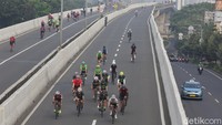 Foto: Agung Syafrin mengatakan kendaraan yang akan berputar dari arah barat di bawah Flyover Dr Saharjo dialihkan menuju Jl Dr Saharjo, lalu berputar arah di depan Balai Sudirman.