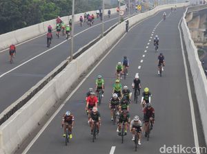 Jalur Road Bike di JLNT Ditiadakan Akhir Pekan Ini, Mobil Bisa Melintas