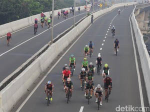 Jejak JLNT Kp Melayu: Diresmikan Jokowi, Kini Dilintasi Road Bike