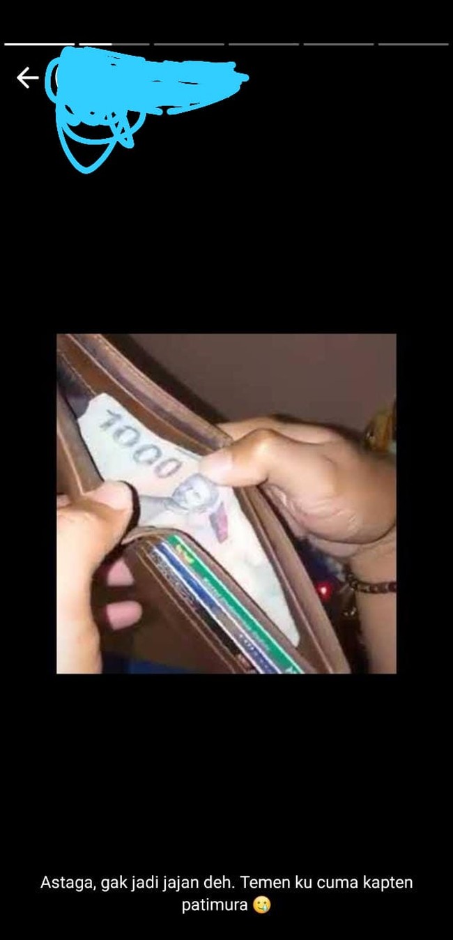 Masih mending ada isinya daripada nggak ada sama sekali. Walaupun isinya dipakai buat bayar parkir saja masih kurang. Foto: Instagram/@recehtapiviral