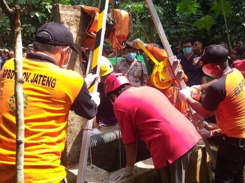 Hilang 2 hari, pria ini ditemukan tewas di dalam sumur, Banjarnegara, Minggu (23/5/2021).