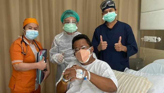 Hotman Paris dirawat di RS karena DB (Foto: dok Instagram Hotman Paris)