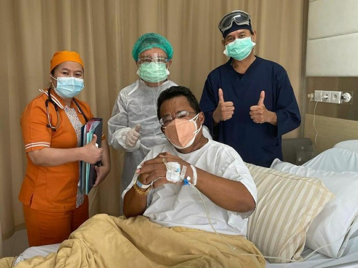 Hotman Paris dirawat di RS karena DB (Foto: dok Instagram Hotman Paris)