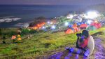 Foto Pantai Menganti Kebumen Indah dan Makin Sip dengan Berkemah
