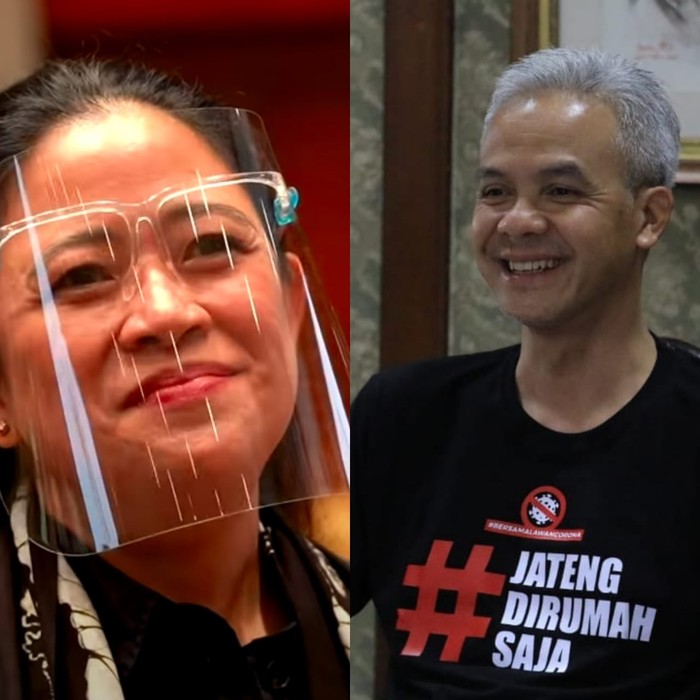 Puan Maharani dan Ganjar Pranowo
