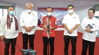 Menteri Investasi/Kepala Badan Koordinasi Penanaman Modal (BKPM) RI, Bahlil Lahadalia, memberi kuliah umum di Universitas Citra Bangsa (UCB) Kupang, Sabtu (22/5/2021).