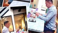 Mengawali karir sebagai model dan bintang remaja, pria keturunan Minang ini ternyata paling gemar kulineran. Di Instagramnya, ia cukup aktif membagikan foto-fotonya saat makan-makan. Foto: Instagram @luckyalamsyah_official