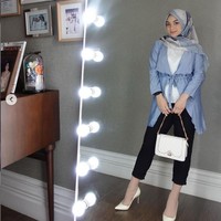 “Masih ada sisa 10 kg lagi utk kembali ke BB normal,” ucapnya, yang program dietnya juga didukung sang suami. Foto: Instagram/@citraciki