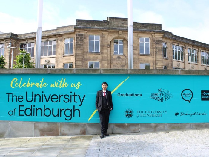 Kisah Angga Fauzan yang berhasil meraih S2 di Edinburgh University. Kisah Angga Fauzan yang berhasil meraih S2 di Edinburgh University.