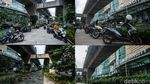 Asyik, Kolong JLNT Casablanca Kini Bebas Parkir Liar